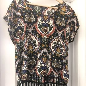 West Kei Oriental Tassel Blouse